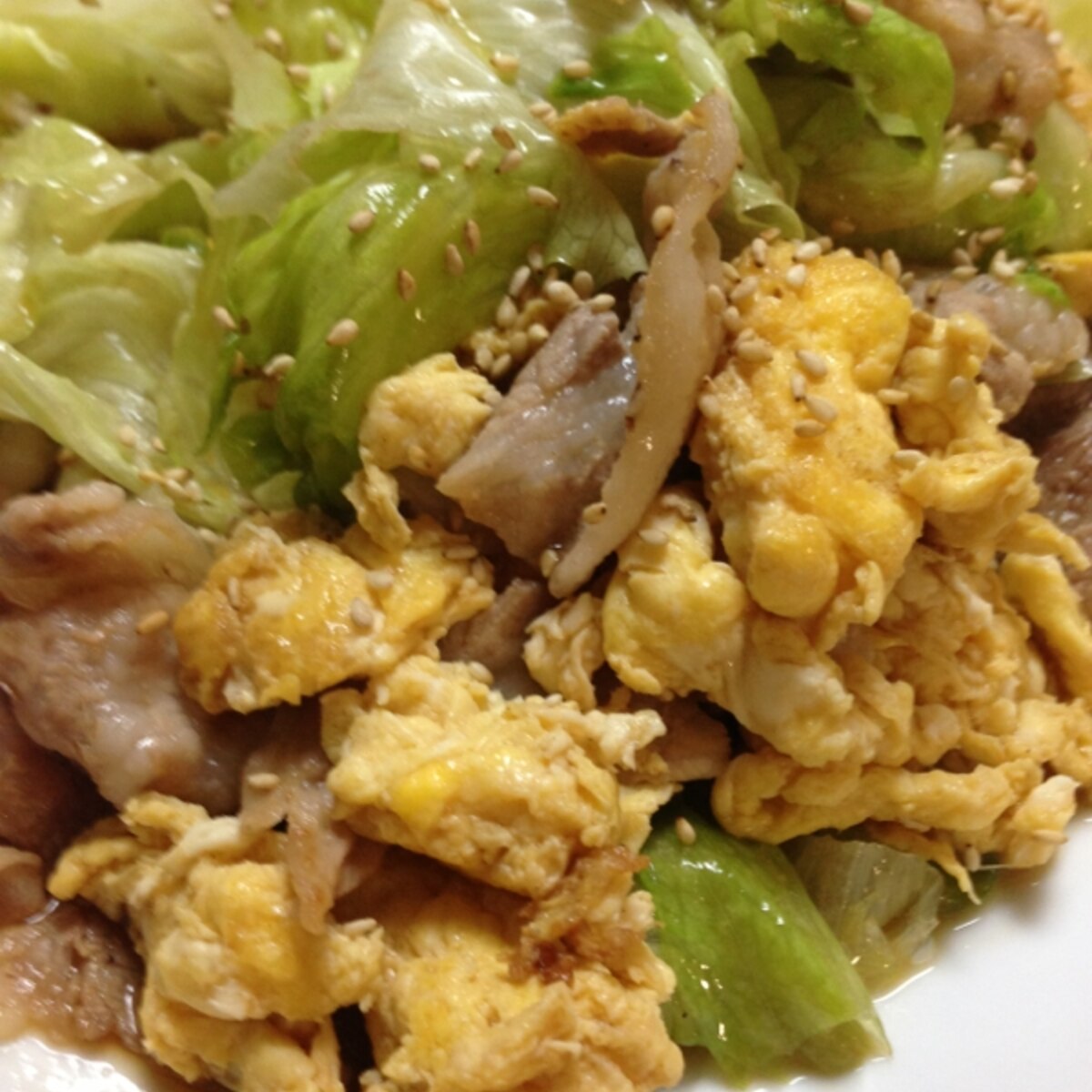 レタスと豚肉の卵炒め レシピ 作り方 By ももぞう 楽天レシピ レタスと豚肉の卵炒め レシピ 作り方 By ももぞう 楽天レシピ